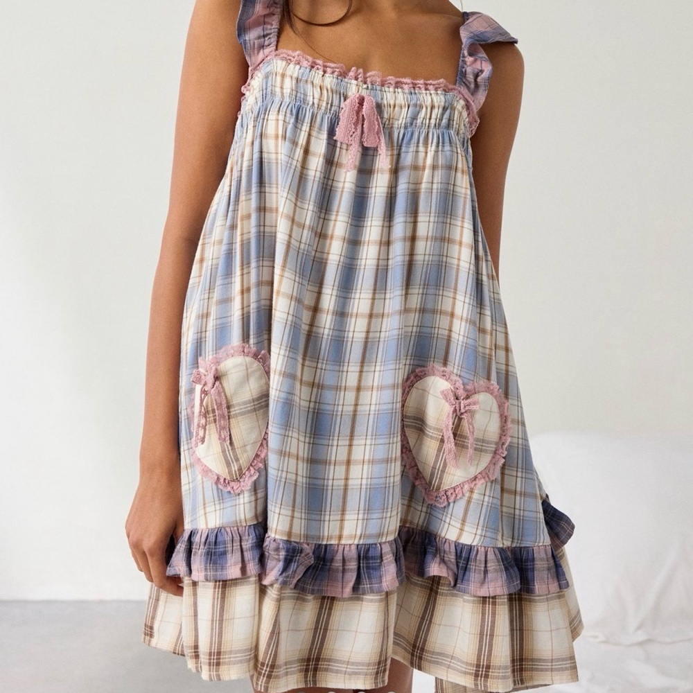 Urban outfitters hearts desire babydoll dress size XL
